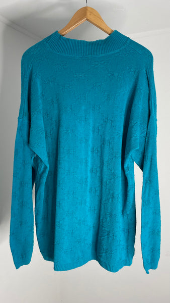 Deep Turquoise Sweater L