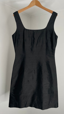 Nathalie Garçon Black Silk Dress FR40