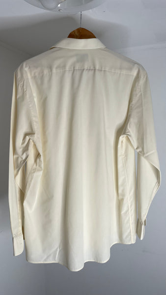 Cream Button Top XL