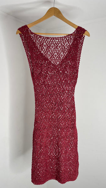 Raspberry Knit Dress S