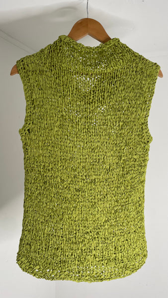 Moss Knit Turtle Top O/S