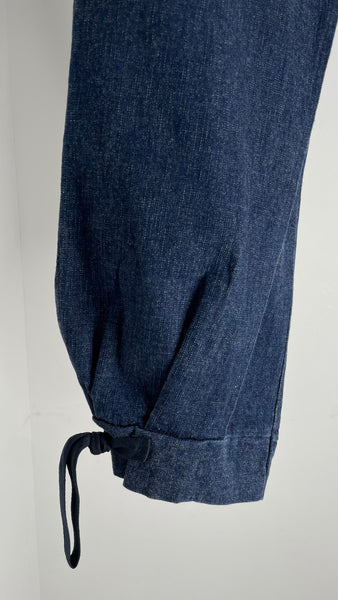 Denim Wrap Pants S