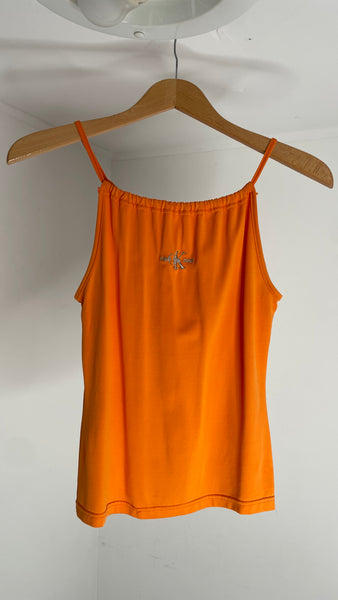 CK Orange Tank Top S