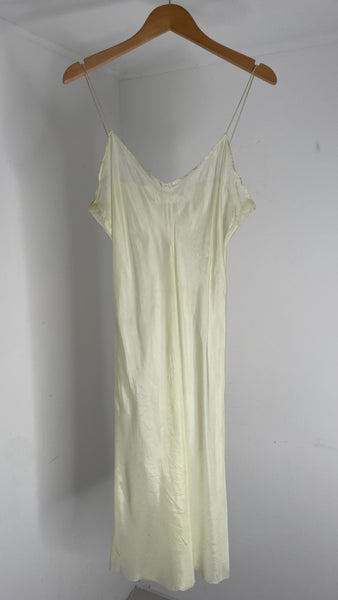 Lime Silk Dress L