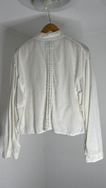 Sugar White Button Top M