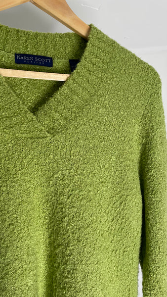 Moss Fuzz Sweater M