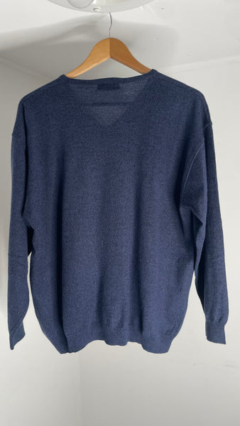 Washed Blue Sweater L