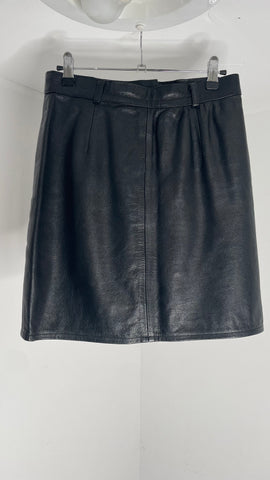 Leather Tube Skirt S