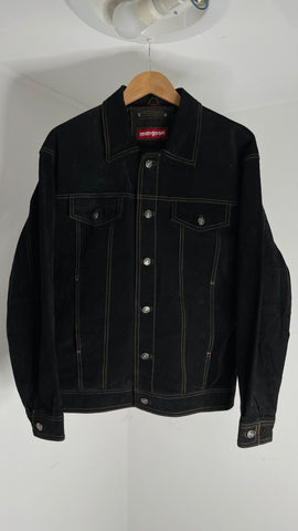 Suede Black Jacket XL