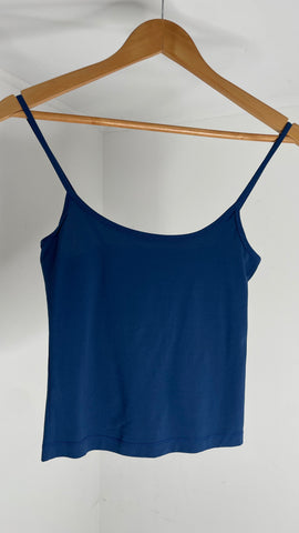 Basic Blue Crop Tank S