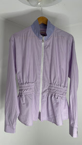 VITA Zip Up Shirt Jacket Lilac S/M