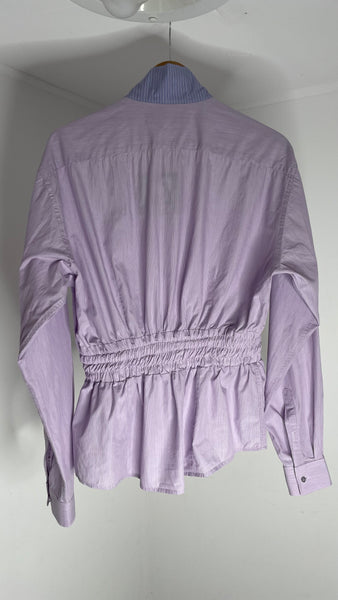 VITA Zip Up Shirt Jacket Lilac S/M