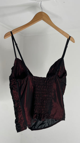 Nick Mati Aubergine Top M/L