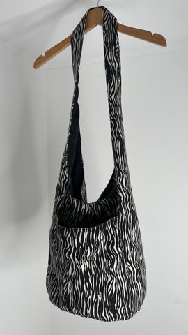 Zebra Hobo Bag