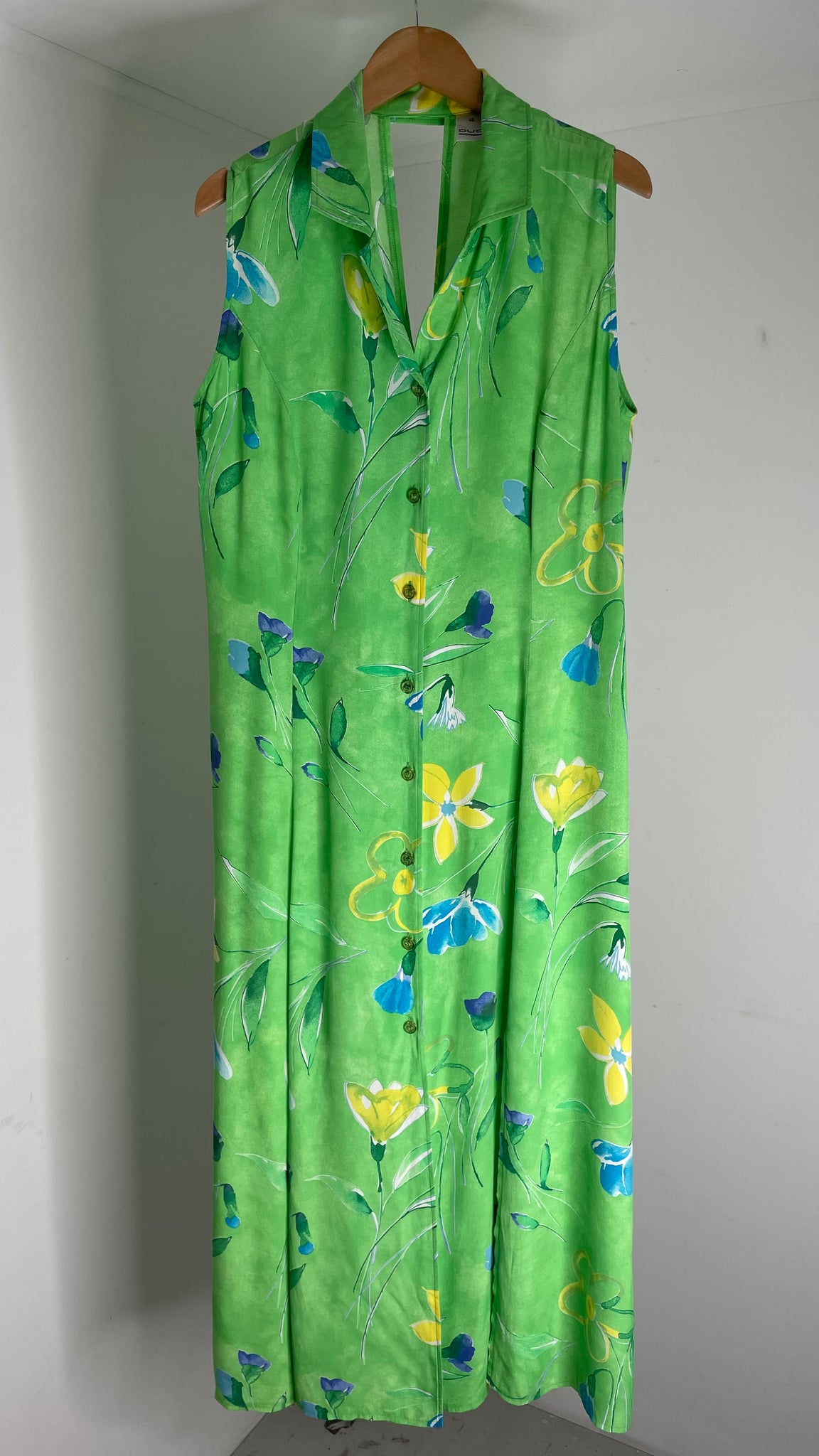 Mint Flowers Dress M/L