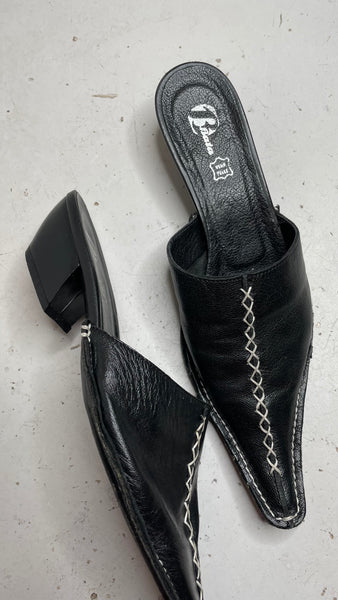 Thread Black Mules 38