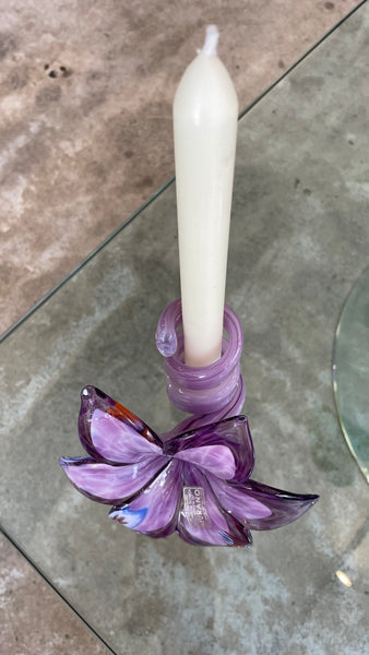 Murano Purple Flower