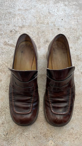 Brown Heel Loafers 39