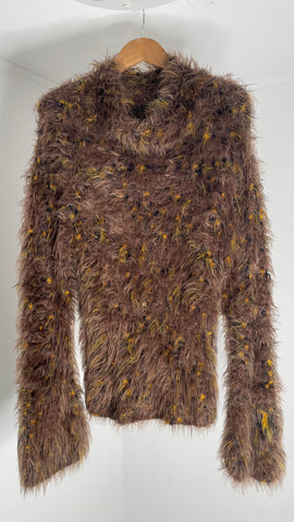 Furry Knit Top O/S