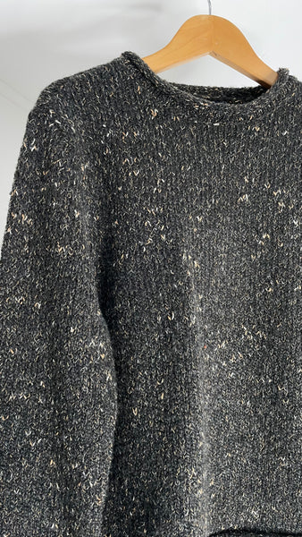 Charcoal Speck Sweater M