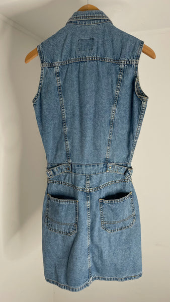 Denim Pocket Dress S