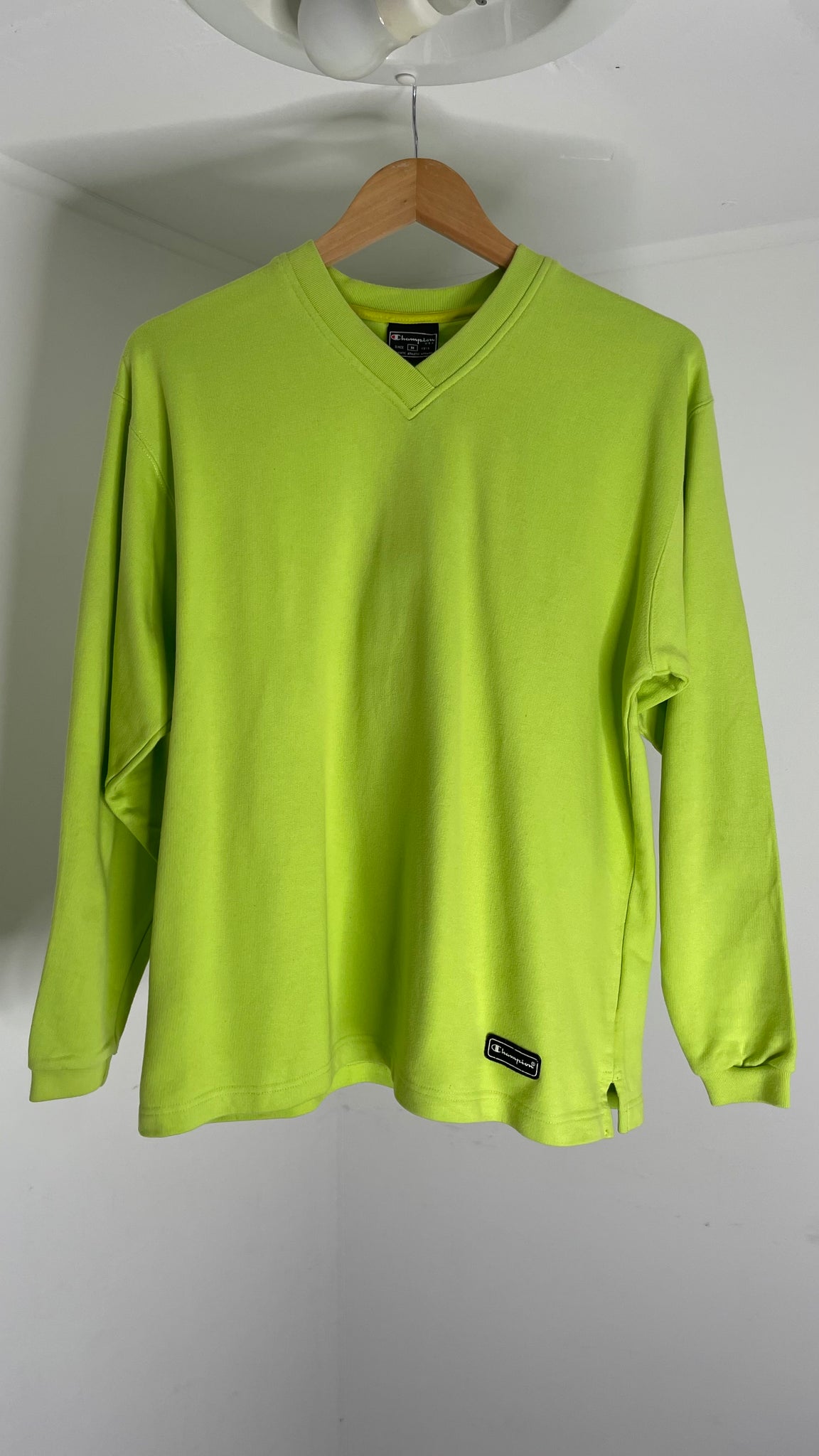 Champion Lime Sweatshirt M