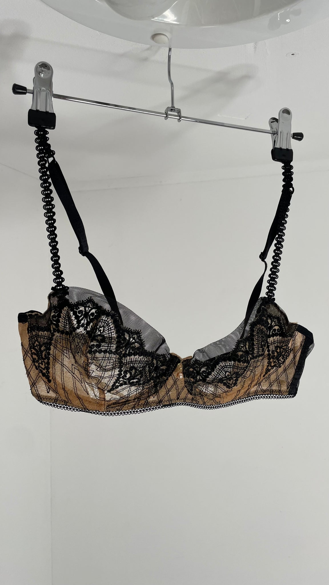 Beige Lace Bra B