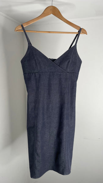 Denim Strap Dress M