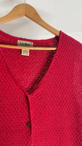 LLBean Raspberry Vest L