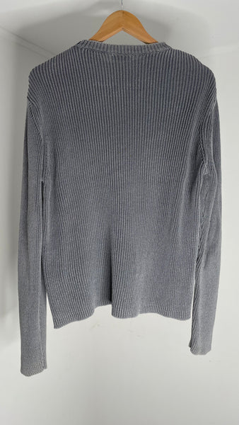 Zip Blue Sweater L