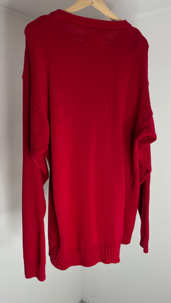 Eddie Bauer Red Sweater XL