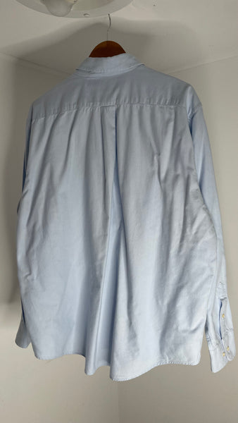 Sky Blue Button Top XL