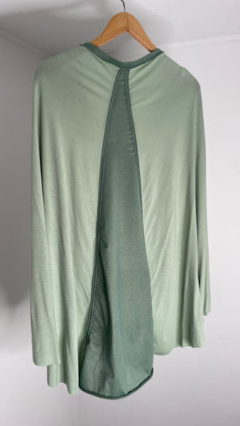 Greens Tie Poncho Skirt O/S