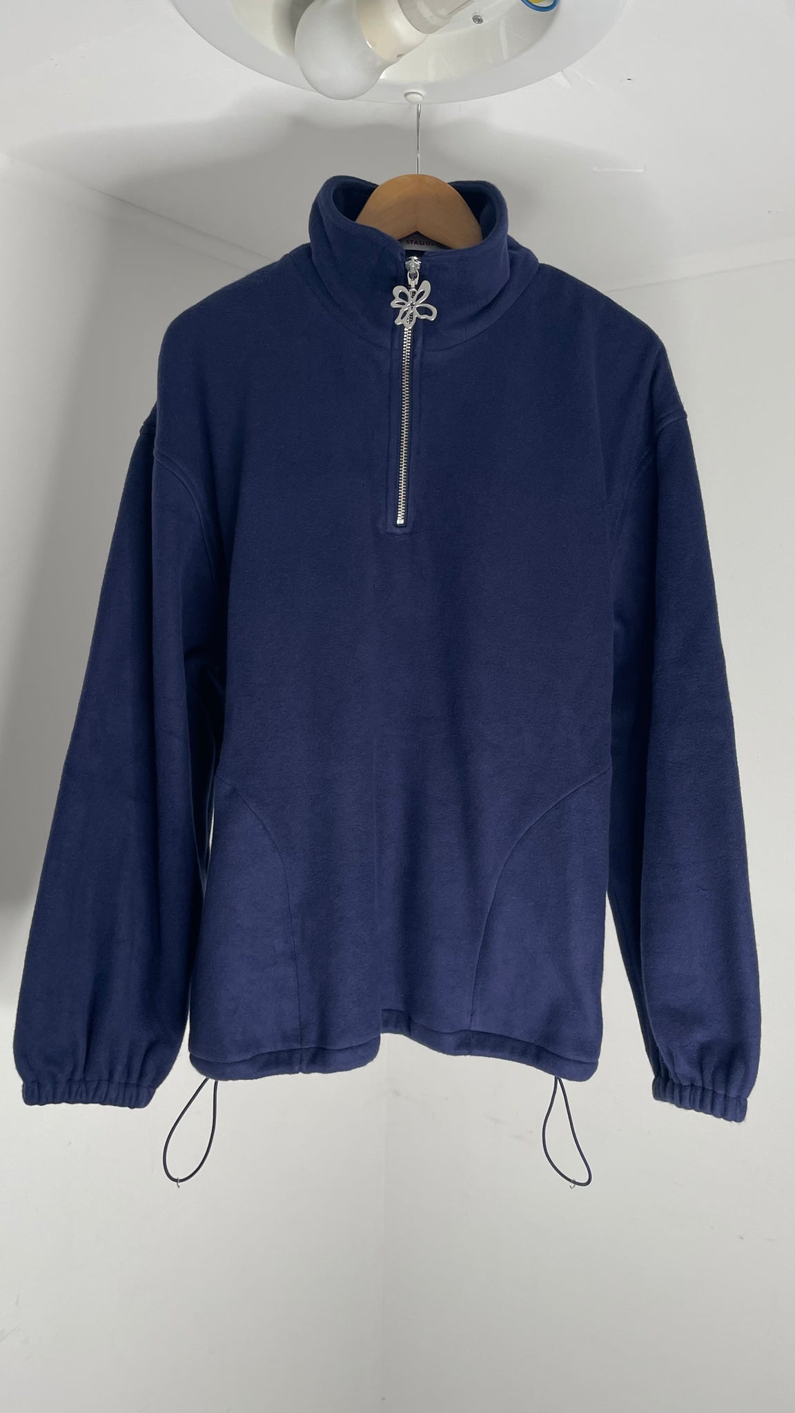 VITA Half-Zip Cotton Fleece Sweatshirt S/M