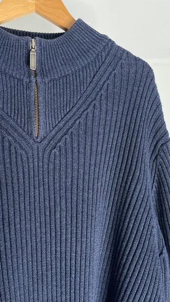 Eddie Bauer Navy Sweater XL