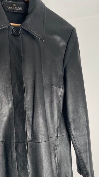 NafNaf Mid Leather Jacket M