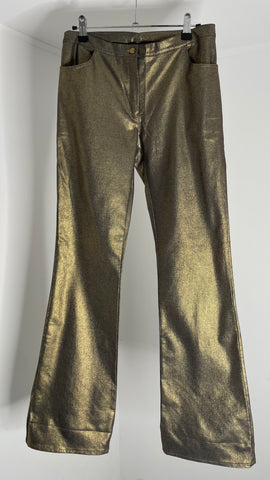 Denny Rose Gold Pants L