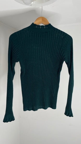 Sandro Teal Sweater M