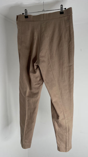 Beige Linen Trousers M