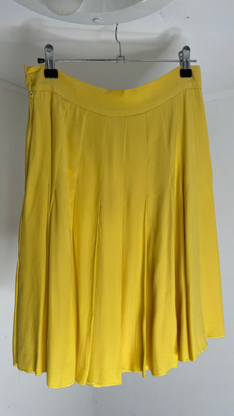 Sportmax Yellow Skirt M
