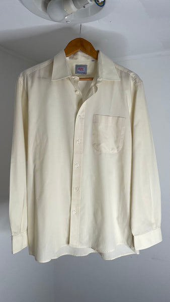 Cream Button Top XL
