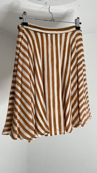 Marella Stripe Skirt M