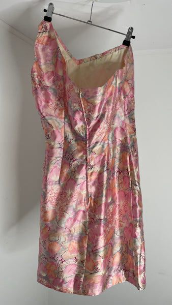 Shoulder Silk Dress S