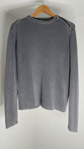 Zip Blue Sweater L
