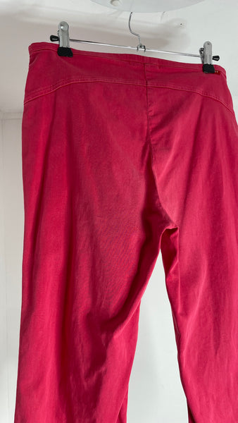 Raspberry Flare Pants M