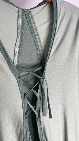 Greens Tie Poncho Skirt O/S