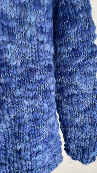 Blues Knit Sweater XL