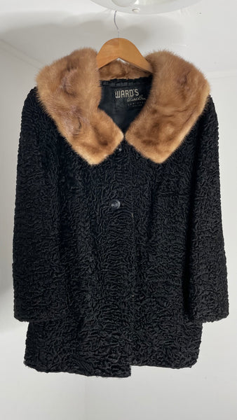 Wards Fur Coat S/M