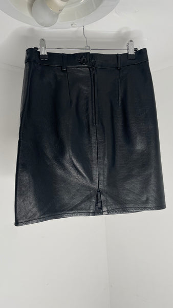 Leather Tube Skirt S