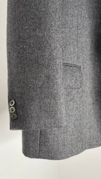 Grey Wool Blazer XL